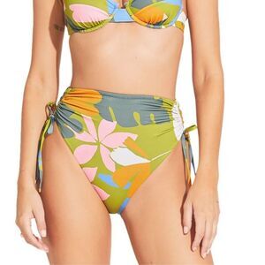 Vitamin A Gemma Ruched High Waisted Bikini Bottom